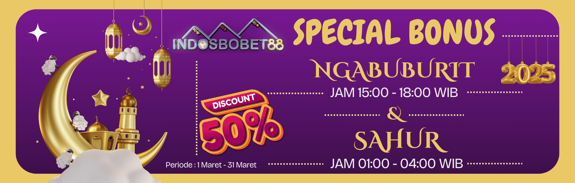 SPECIAL BONUS NGABUBURIT & SAHUR 2025